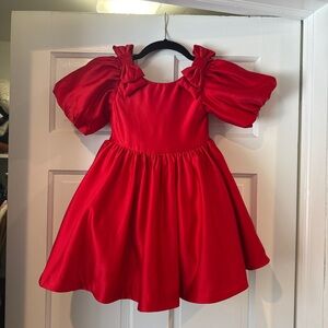 Janie and Jack Vibrant Red Dress
